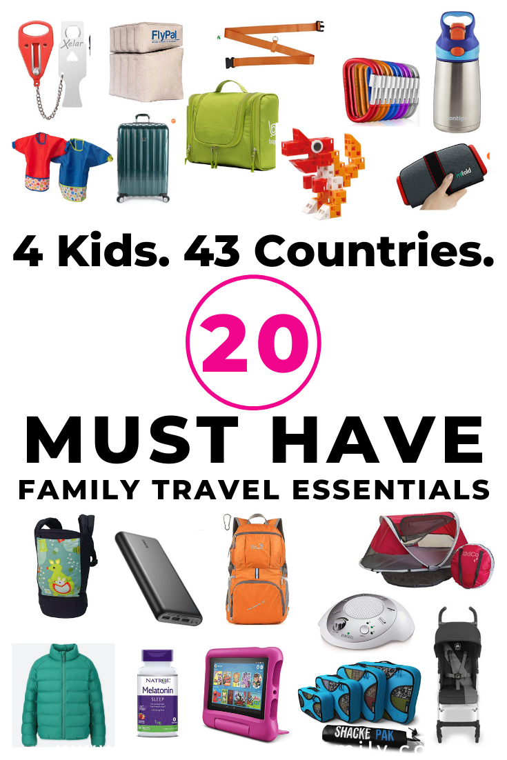 20 Helpful Family Travel Products (From A Mom of 6)