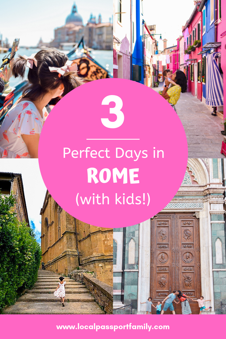three days in rome with kids | | Rome with Kids: a Complete 3 Day Itinerary featured by top US family travel blog, Local Passport Family