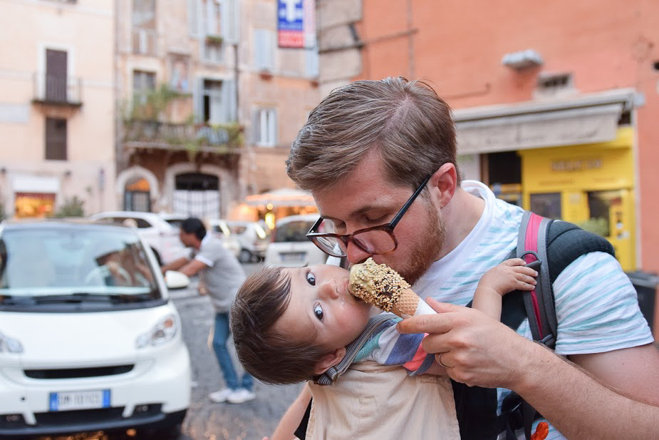 gelato in rome with kids | | Rome with Kids: a Complete 3 Day Itinerary featured by top US family travel blog, Local Passport Family